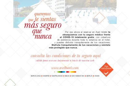 seguro medico axel hotels